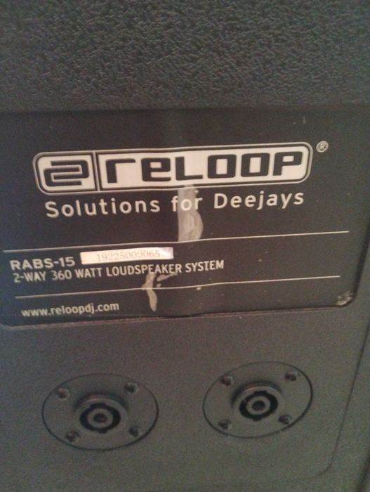 Тонколони 15 инча 360w. Reloop