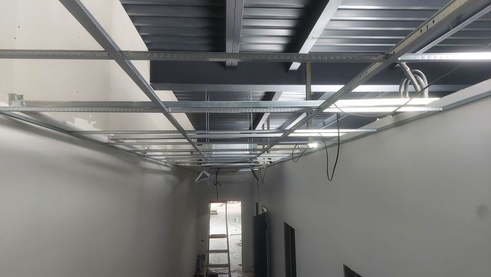 Гипсокартонные работы, подвесные потолки