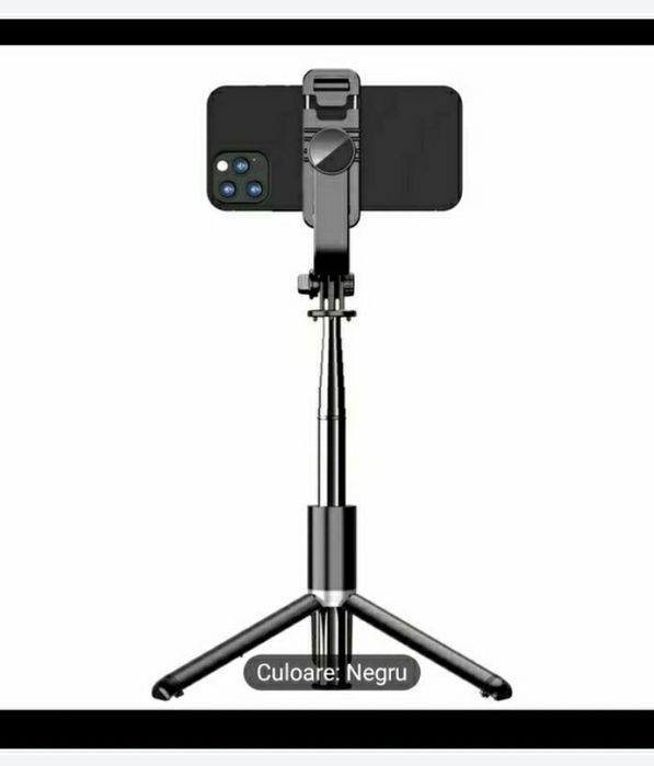 Suport telefon selfie, cu trepied