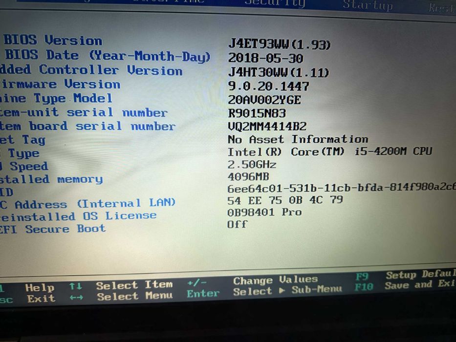 Laptop Lenovo Thinkpad L540, Core i5 4200m, 4gb ram, sshd 500gb