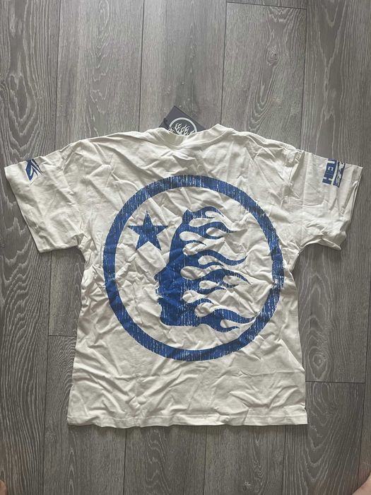 Tricou Hellstar Alb Albastru