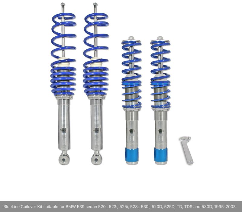 BMW E39 Blue Light Coilover Suspension NOV