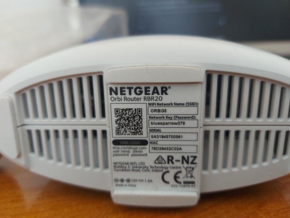 Kit router Mesh Netgear ORBI RBR20 Tri-Band WiFi 5