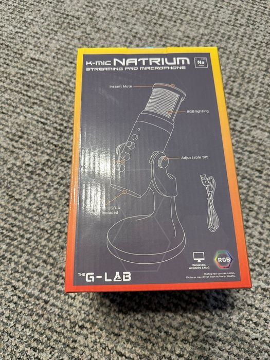 Microfon Gaming Natrium G-Lab RGB Sigilat
