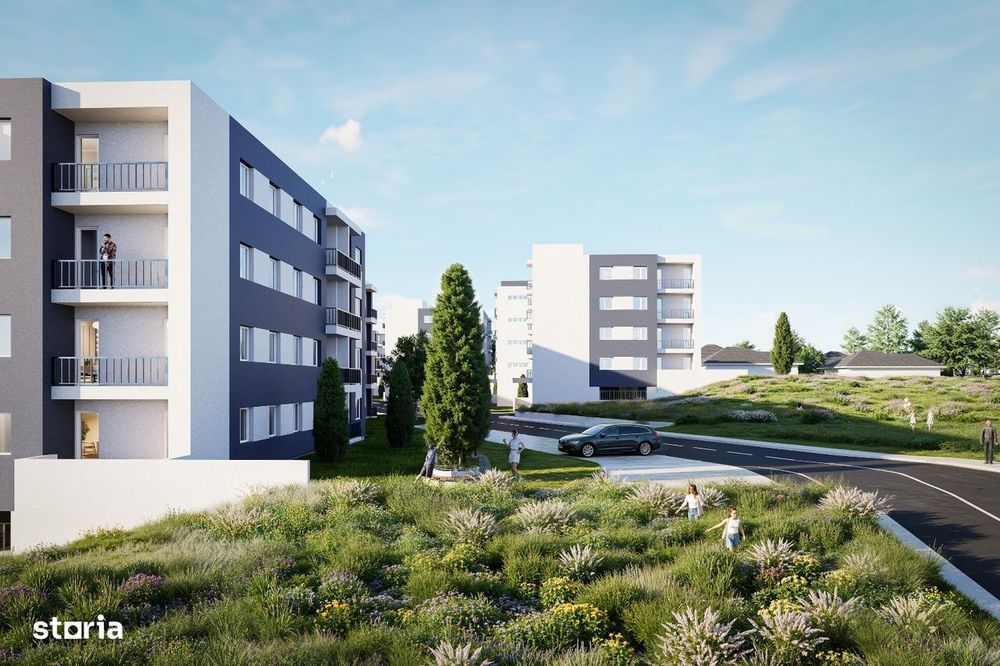 Apartament decomandat Cug Valea Adanca, bloc nou, cartier rezidential