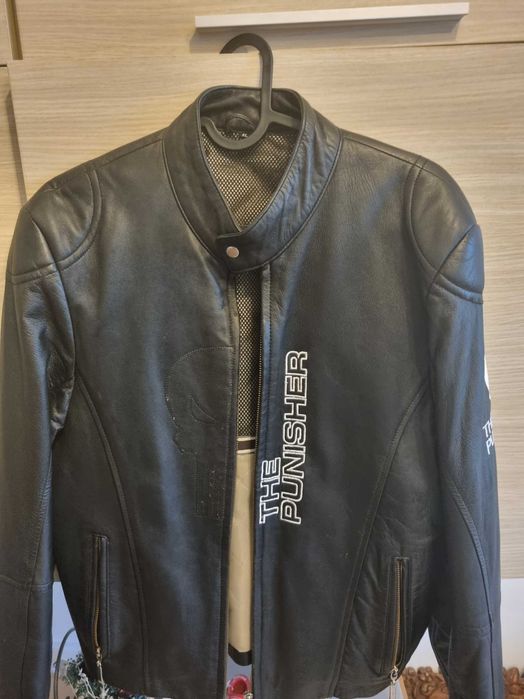 Geaca piele, The Punisher,de adolescenți,made in Turcia, piele manusa