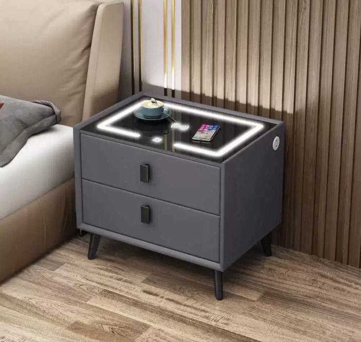 Comoda Smart Alb / Gri / Negru