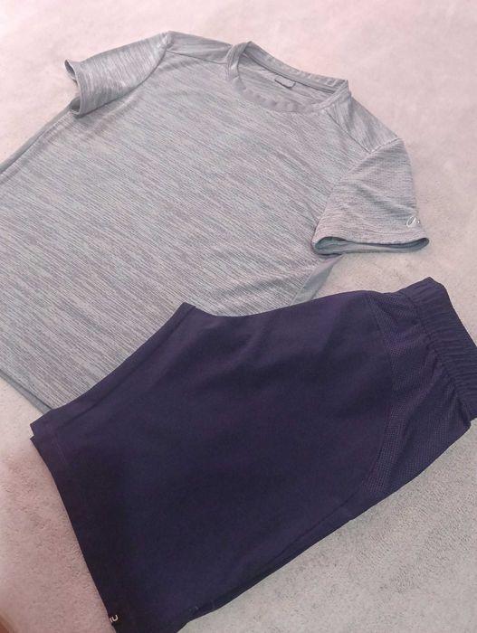 Дрехи за момче, тениска, шорти Kipsta в идеално състояние