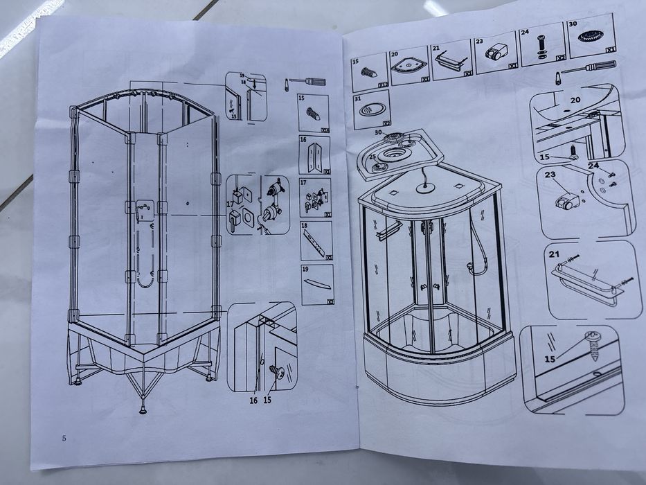 Душевая кабинка 90/90