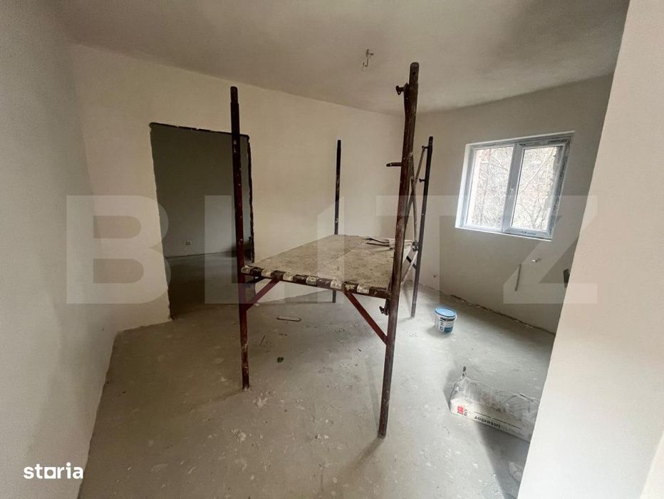 Apartament 3 camere, semifinisat, zona Piata Decebal