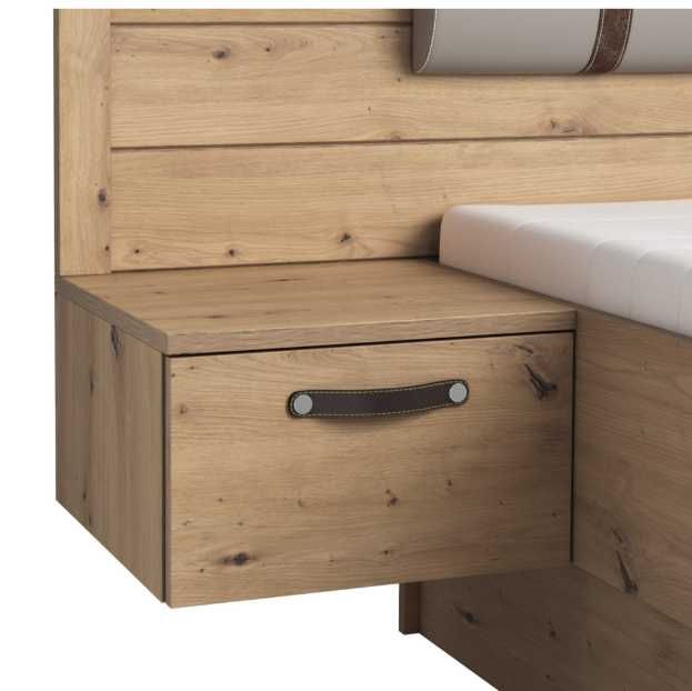 Pat Cu 2 Noptiere Prestige, Dimensiune Saltea WELLPUR 160 X 200 Cm