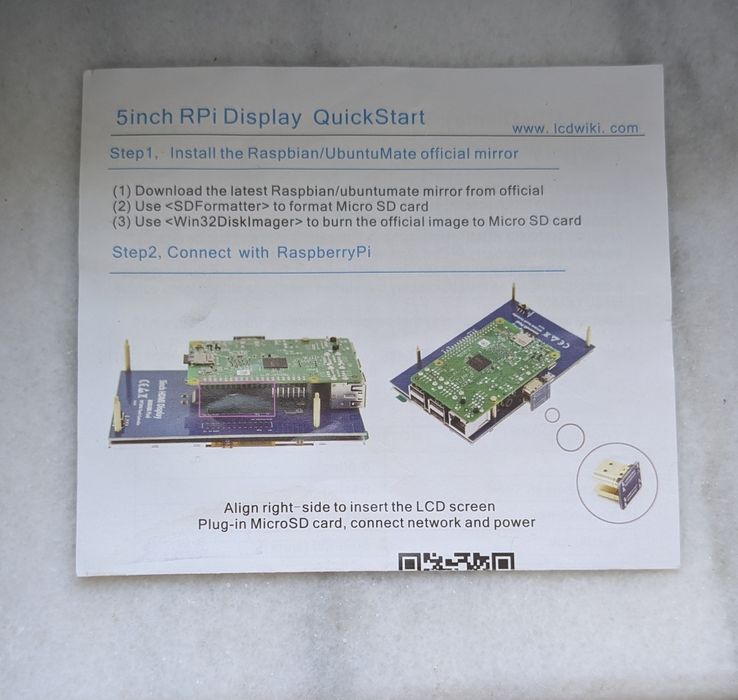 Ecran touchscreen 5 inch pentru raspberry Pi cu stilou