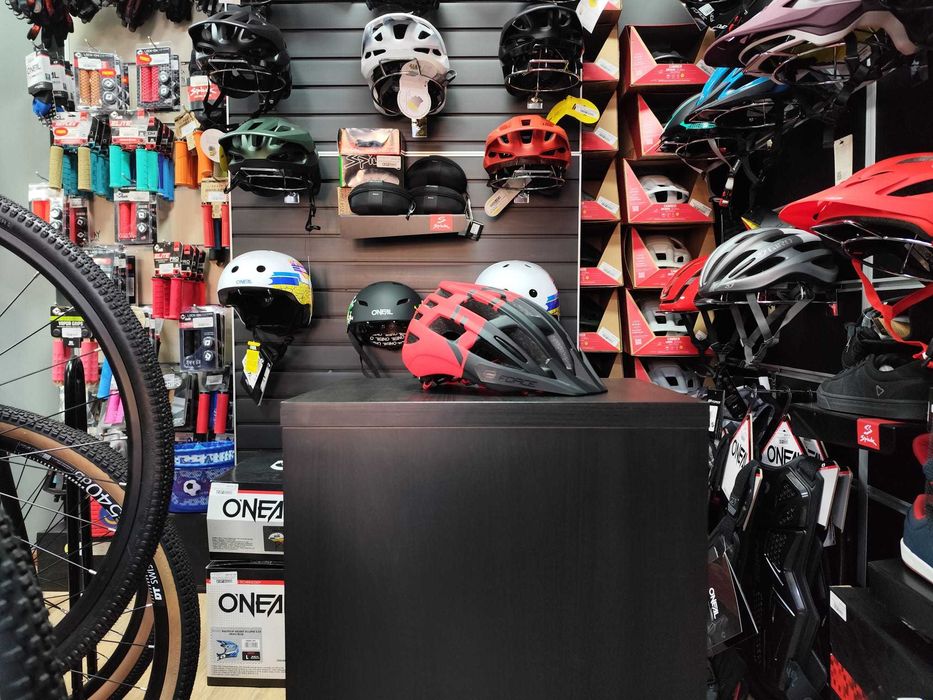 Casca Force Corella MTB NEGRU/ROSU L-XL (57-61 CM)