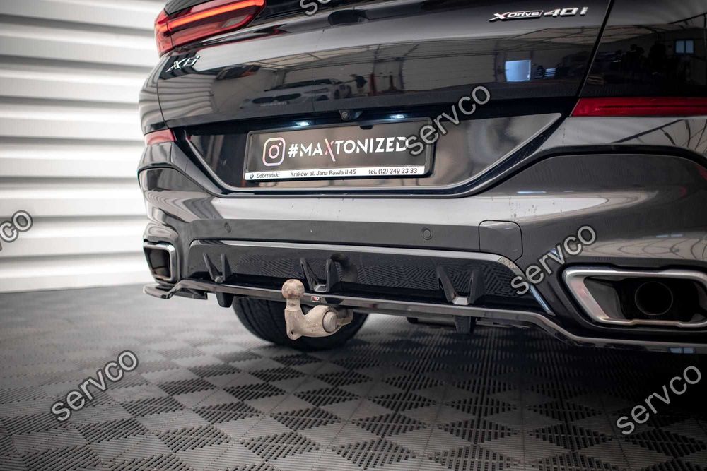 Prelungire bara spate Bmw X6 G06 M-Pachet 2019- v3 - Maxton Design