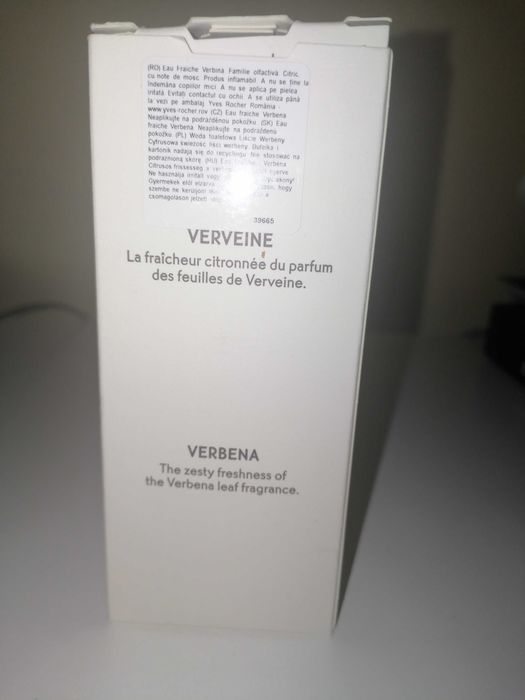 Eou fraiche Verbina yves rocher