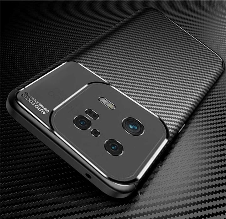 Husa Premium antisoc model Carbon pt Xiaomi 13 5G , Xiaomi 13 Pro 5G