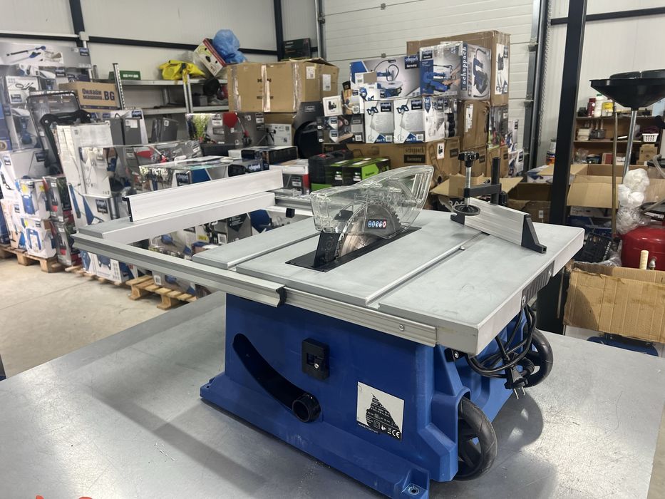 Стационарен циркуляр Scheppach HS105 2000W 250мм -роботна маса 920мм