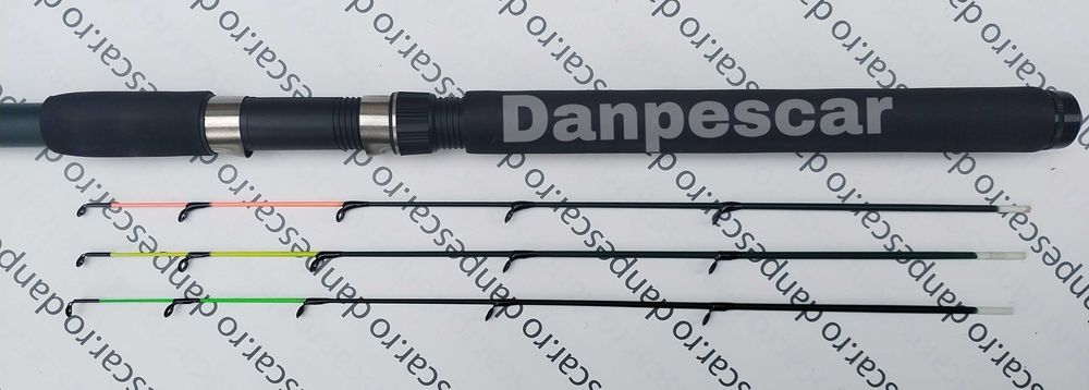 SET 4 Lansete Power tele feeder 3,30m+4 Mulinete QFC4000 si 4 role fir