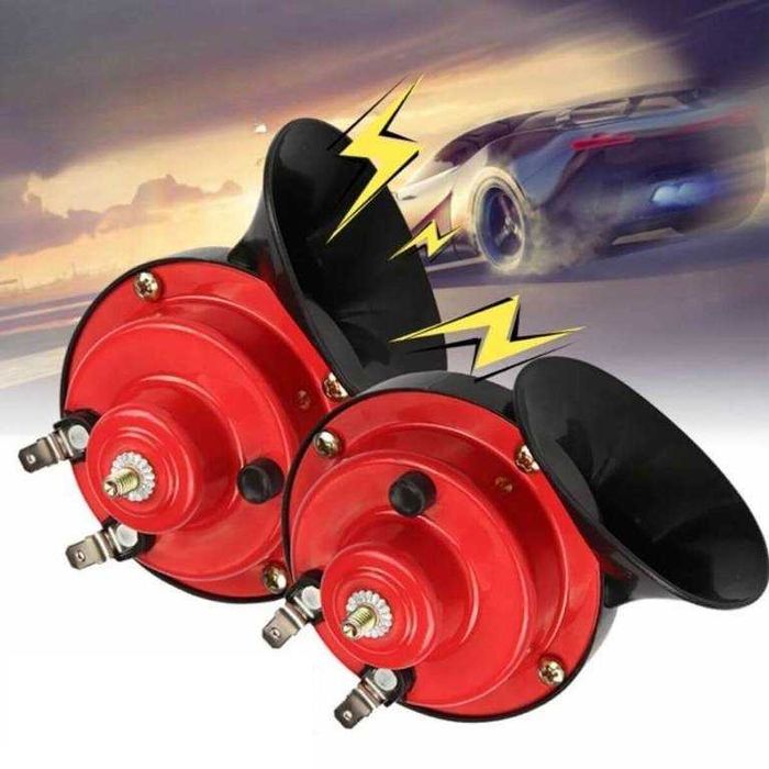 Комплект тромби тип охлюв с реле, 12V - 2 броя.