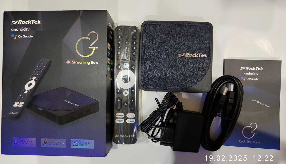 Rock Tek tv box 4/32 Amlogic S905X4-J