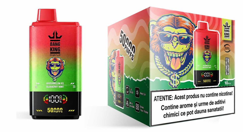 Vape Bang King 50.000 puffs, 2 in 1 (model 2026)