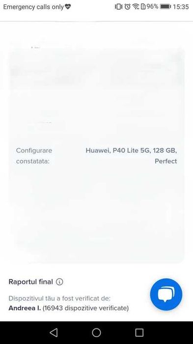 Telefon mobil Huawei P40 Lite