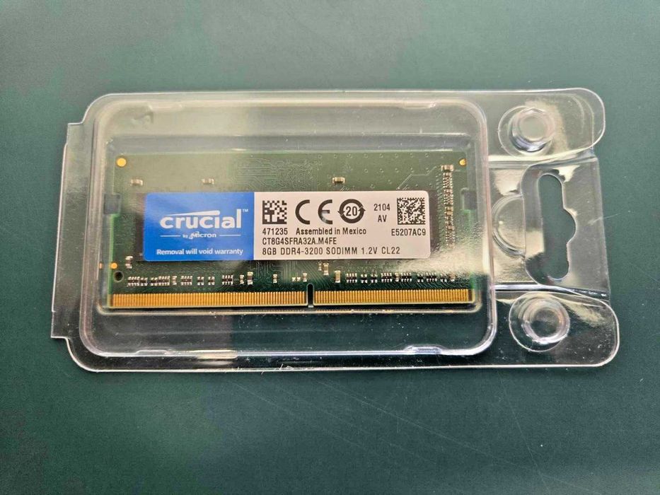 8GB DDR4 3200MHz memorie LAPTOP Crucial CT8G4SFRA32A Noua Sigilata