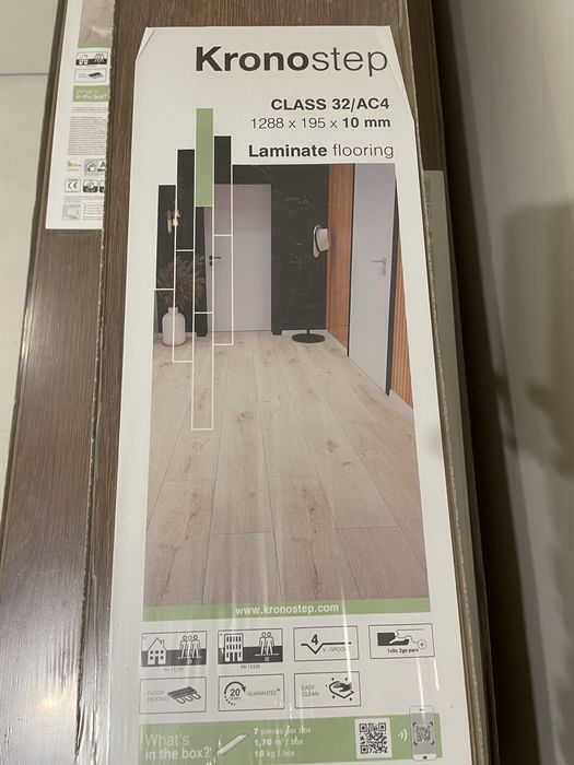 58m2 (33 пакета) Нов Ламинат Kronostep K660 Клас 32