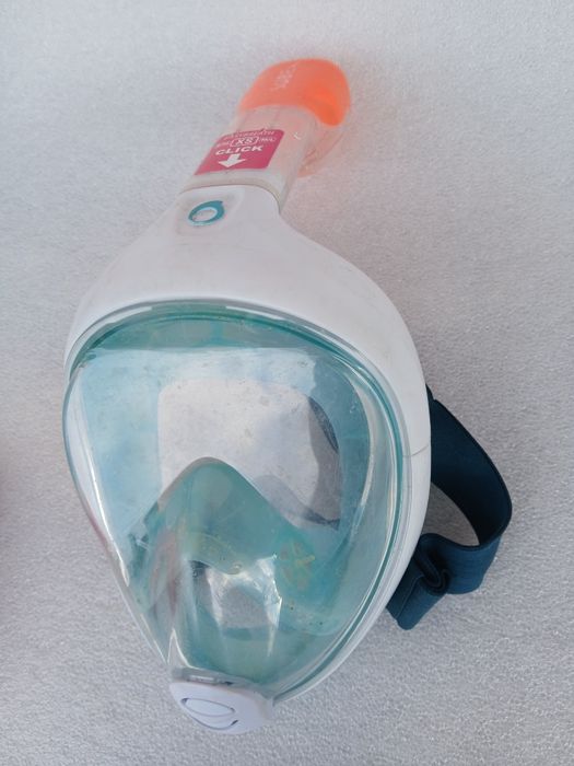 Маска за шнорхелинг easybreath, размер XS, за деца 6-10 години