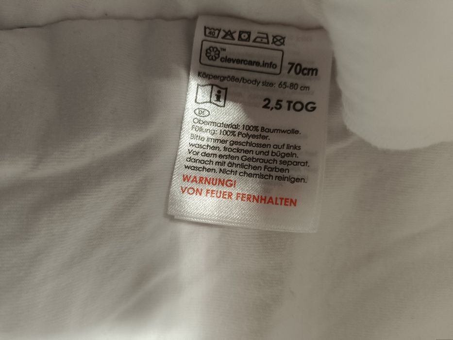 Чувалчета за сън за бебе 2.5-3.0 tog