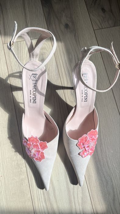 Pantofi eleganti piele intoarsa , marimea 40