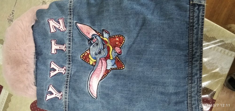 Куртка детская джинсовая утепленная