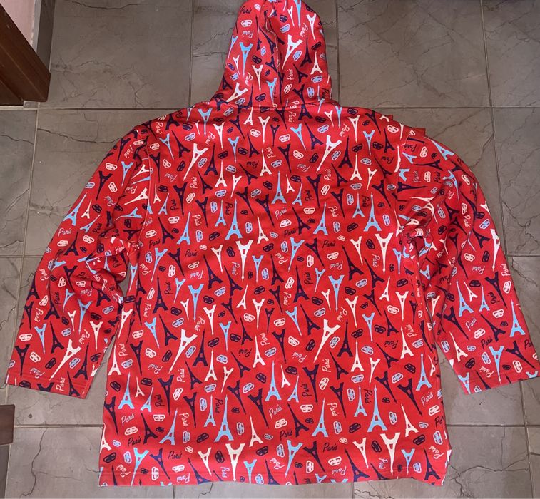 100% оригинално Balenciaga Eiffel Tower Print Hoodie Oversized