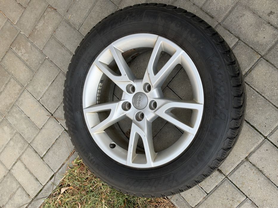 Jante + Cauciucuri iarna 215/60/17 5x112 ET 33 Audi/Volkswagen/Skoda/Seat