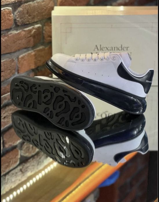 Adidasi Mcqueen Alb-Negru