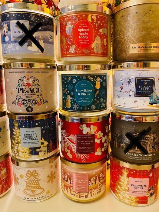 Bath & body works lumanari parfumate Craciun, 411 gr