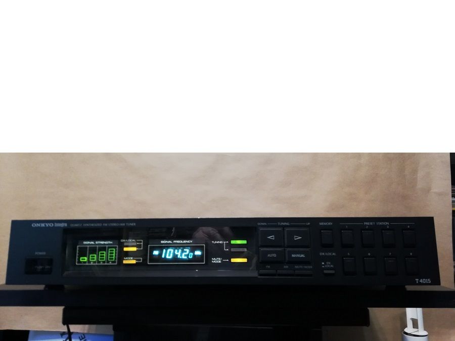 Tuner ONKYO INTEGRA T-4015 - Quartz FM Stereo - Made in Japan/Impecabi