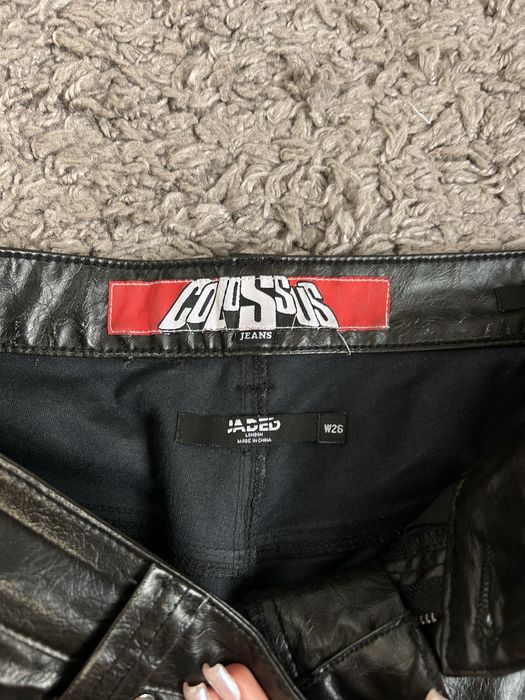 Jaded London кожени дънки