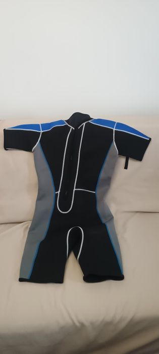 Costum neopren shorty Blue Devil (3mm), mărimea M – stare foarte bună
