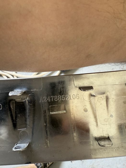 Chrome bara spate Mercedes EQB sau GLB X247