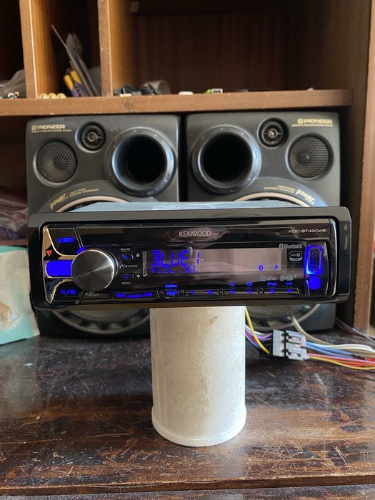 Kenwood KDC-BT49DAB - ВИСОК КЛАС - USB Bluetooth CD за кола сд радио