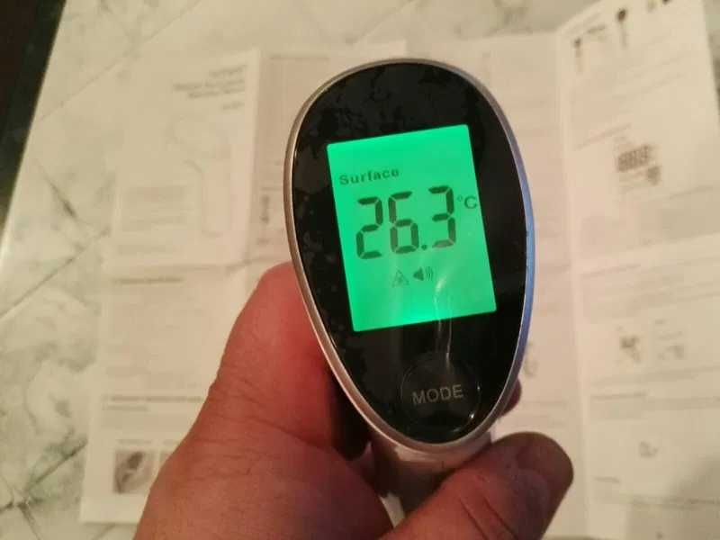 Безконтактен термометър, LCD дисплей, 2 модела, инфраред термометър