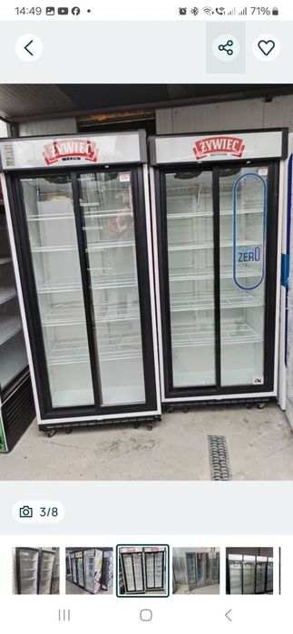 Vitrine frigorifice verticale /duble /slim