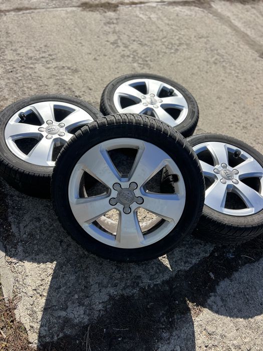 Джанти със ЗИМНИ  гуми 17” от Audi .205/50/17