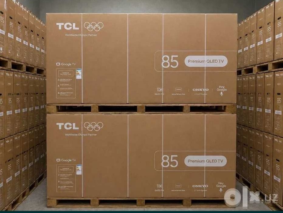 Телевизор TCL 85 дюймов — 4K Smart TV | Гарантия | Доставка 0$
