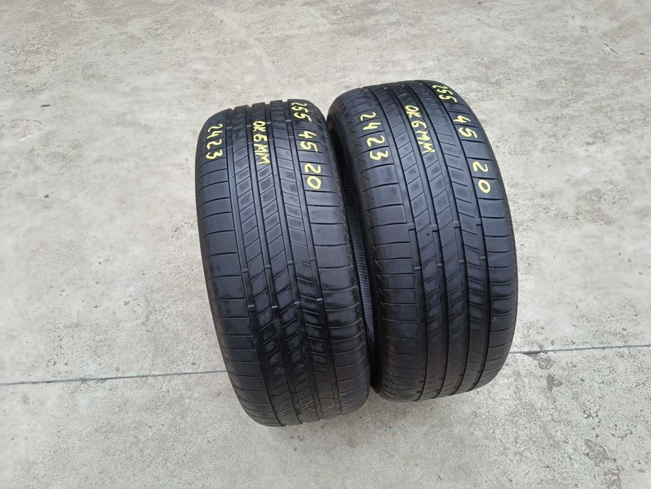Doua anvelope vara 255 45 20 bridgestone turanza eco 6 mm dot 2423