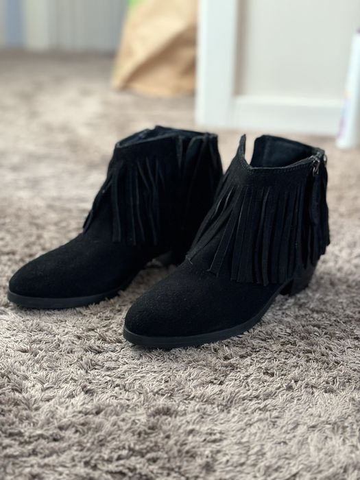 Borine cu franjuri, piele naturala 37