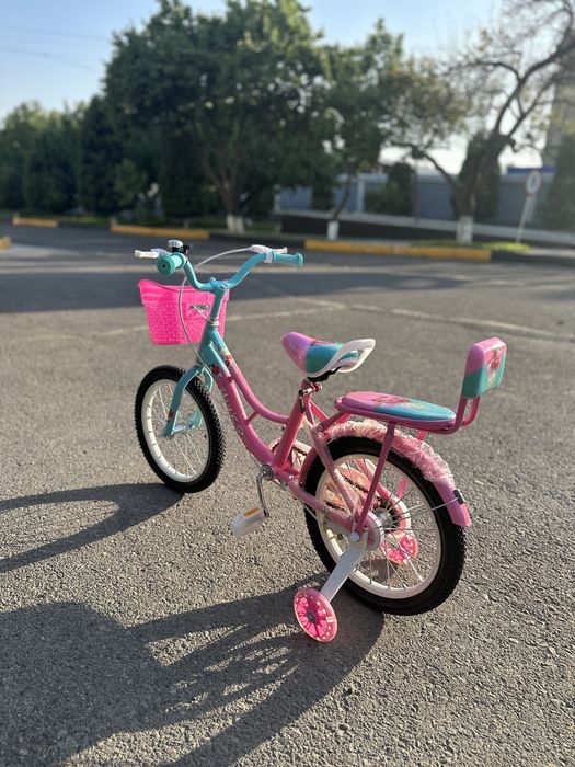 Новый велосипед 16 размер для девочек
