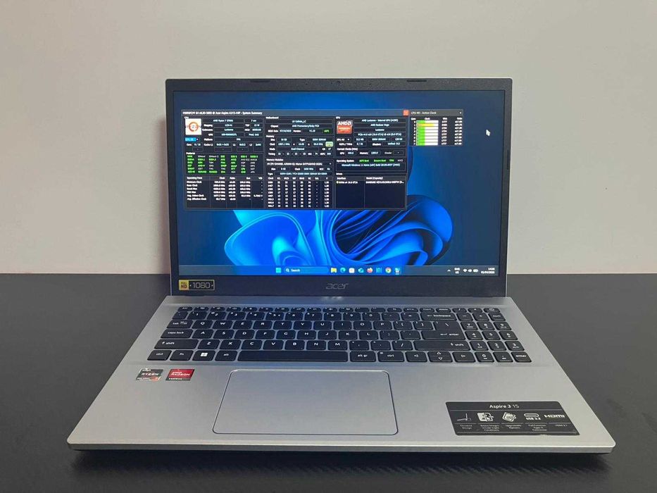 Laptop Acer Aspire 3 – Ryzen 7 / 16GB RAM / SSD – Perfect pentru școală și gaming ușor