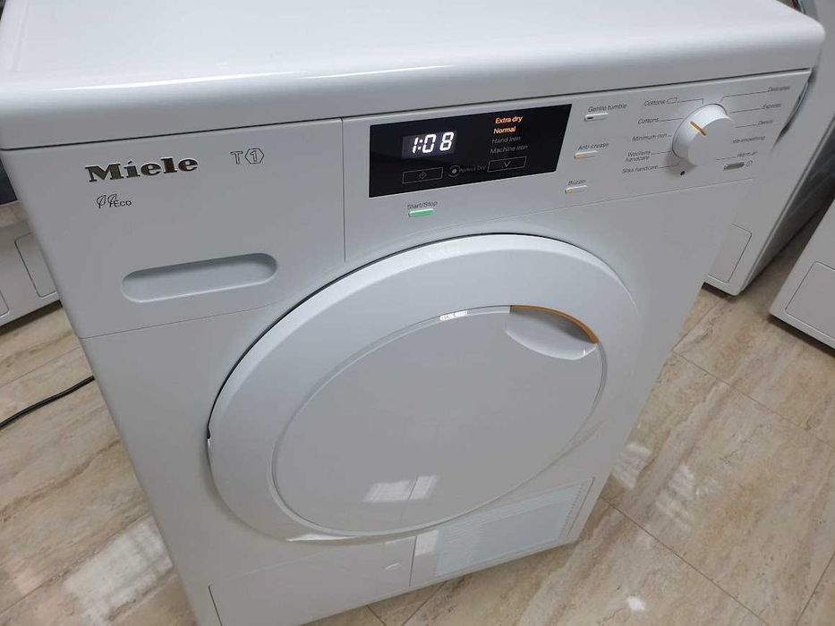 UK Сушилня Miele T1 - Термопомпа - Аларма - Подсветка -12м Гаранция Миеле